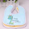 Cartoon-printed giraffe bib baby crystal velvet waterproof saliva wipes Specification image
